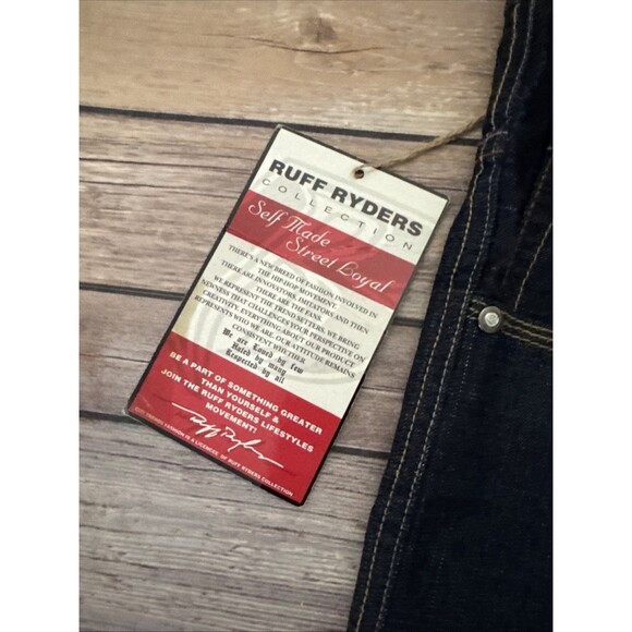 NEW Vintage RUFF RYDERS jeans baggy 90s hip hop 1990s DMX Y2K 48 x 33 SR8509-103 - Picture 5 of 16